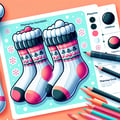 Thermal socks for children