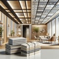 Suspended cassette ceilings