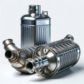 Mufflers for automobiles