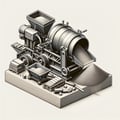 Equipment vibration for manufacturing of building material