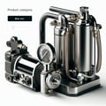 Pressure intensifiers, pneumatic boosters