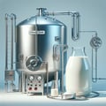 Tanks for eception and storage of milk