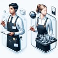Aprons for waiters