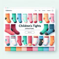 Children tights without heels