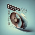 Fiberglass plastics blades for industrial fans
