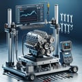 Engine testing, tuning and repair stands and equipment