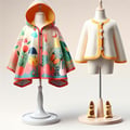Children's poncho and bolero