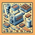 Small-sized for manufacture of sausages and smoked products equipment