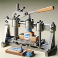 Presses for gluing of conveyor belts