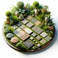 Garden tiles