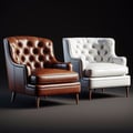 Fauteuils en cuir