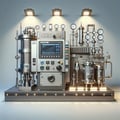 Lubricating stations, filtering equipment