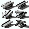 Telescopic conveyors