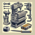 Machines and the equipment for ductile metal