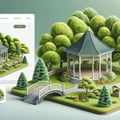Park and landscape small architectural forms