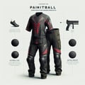 Clothing for paintball