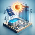Solar pool heating systems