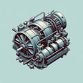 Moteur de chalutier.