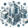 The equipment for manufacture of casein