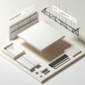 Completing materials for ceiling