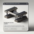 Reinforced concrete crossbars