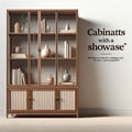 Armoires avec une vitrine