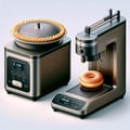 Automatic devices for preparation of pies, doughnuts