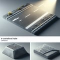 Road plates and curbs