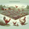 Cage complexes for poultry farming