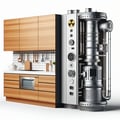 Radiochemical fume hoods