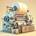 Machines for rewinding of rolled materials