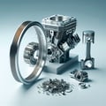 Piston rings for engines of hydraulic and pneumatic compressors