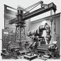 The equipment for the heavy industry