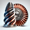 Spirals and rotors of mill ventilators and hot blast