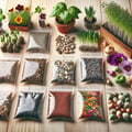Seeds, seedlings and flower bulbs
