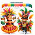 Children's carnival costumes