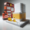 Oil, petroleum products and chemical spills response materials