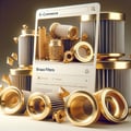 Filters made of brass
