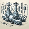 Regulating hydraulic valves