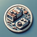 Control units of burners