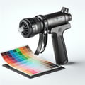 Equipment for powder coloring