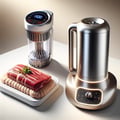 Vacuum massagers for meat