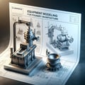 Equipment modelling for foundry manufacture