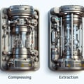 Chambers compressing-extraction