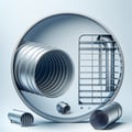 Grates for round ducts
