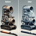 Equipment for cleaning pipelines of the scum and mineral deposits