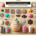 Décorations pour produits de confiserie