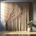 Rideaux en fils et perles