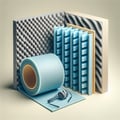 Sound absorbing and noise insulating materials