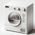 Dryers with built-in pusher-mixer